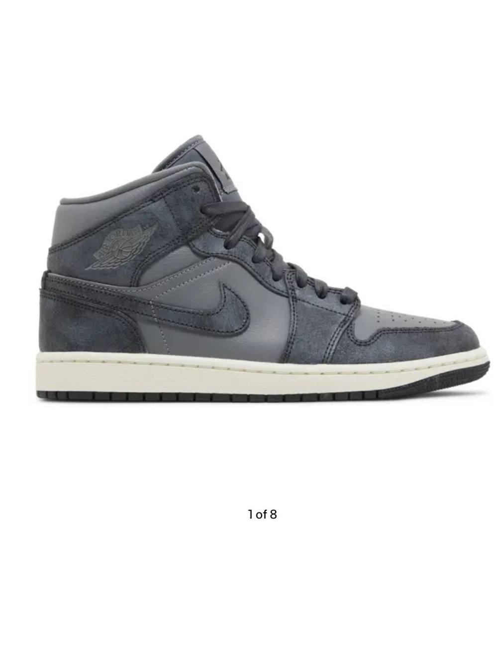 Jordan Air Jordan 1 Mid Distressed Smoke Grey